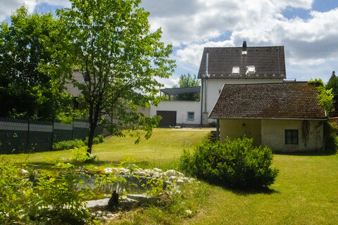 Garten mit Teich